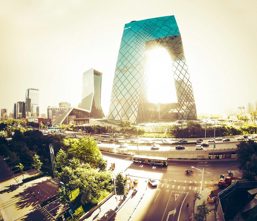 Pékin vu d'un drone: des photos rares et risquées