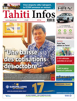 TAHITI INFOS N°2235 du 12 septembre 2022