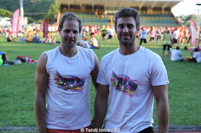 Florian Sodoyer à gauche