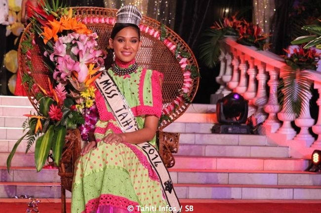 Hinarere Taputu est élue Miss Tahiti 2014 (DIAPORAMA)