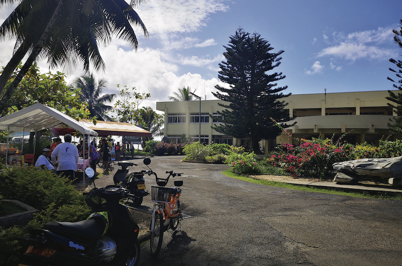 La mairie de Taputapuatea.