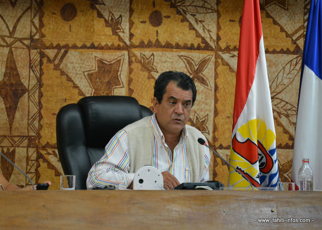 Edouard Fritch, le président de l'assemblée de Polynésie française ouvrira la 7e séance de la session administrative ce lundi.