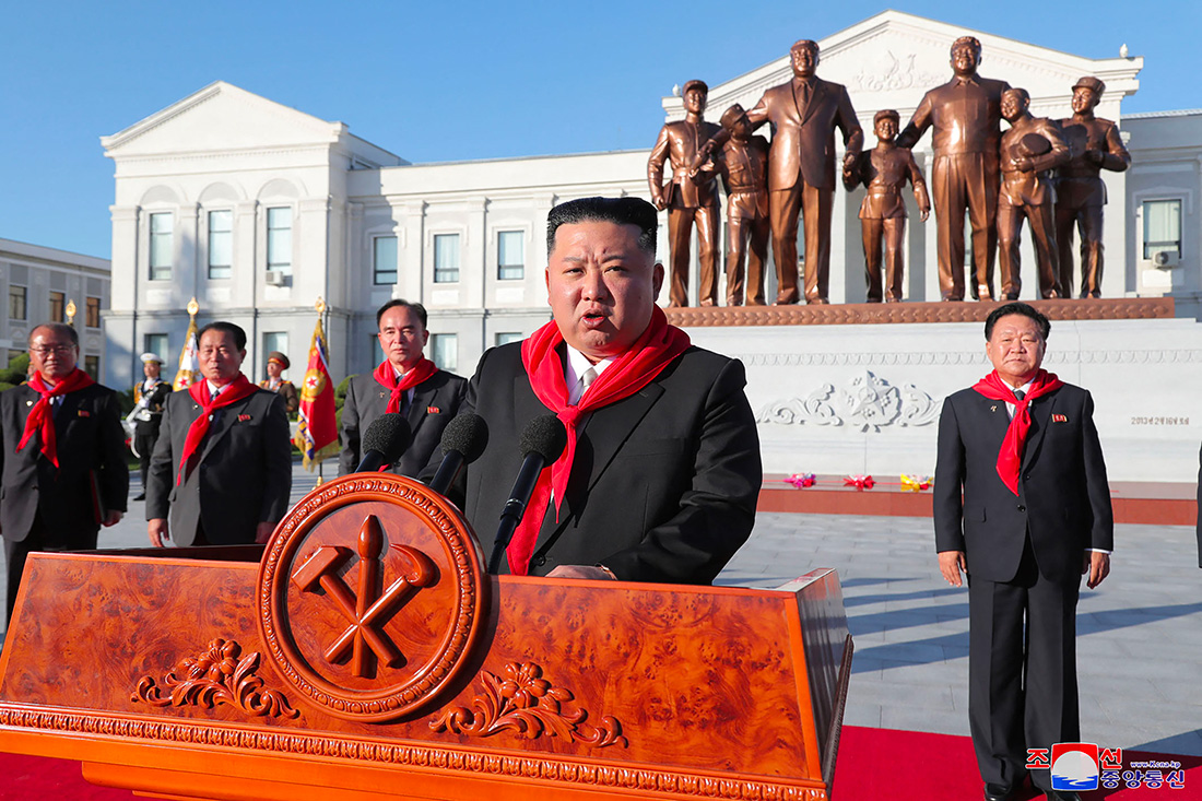 Crédit STR / KCNA VIA KNS / AFP