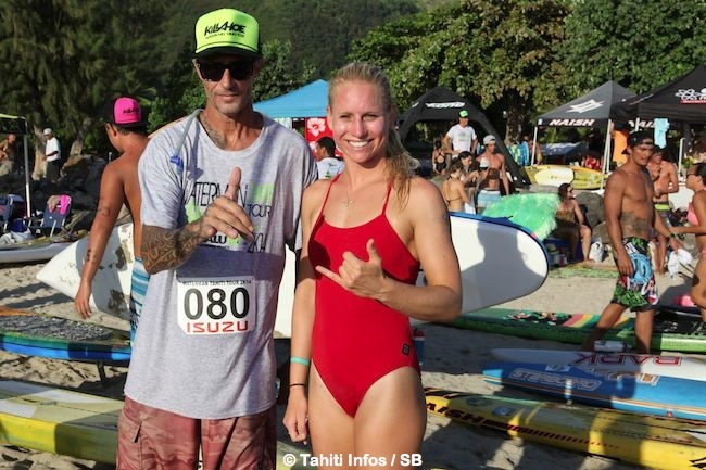 Stéphane Lambert organise et participe avec Carter, son invitée