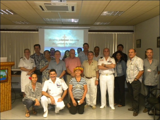 Hommage à un héros polynésien méconnu, résistant des combats du Vercors