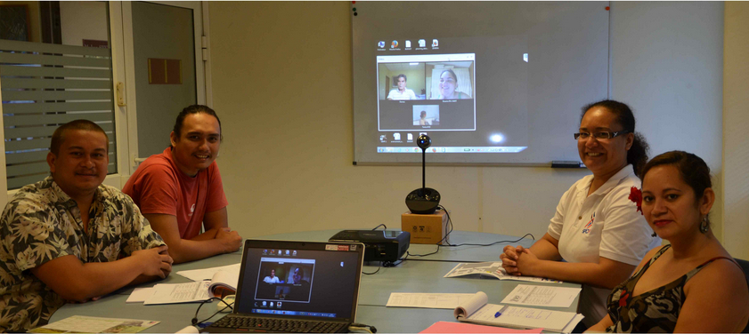 Les premiers essais de visioconférence ont été plus que concluants. Photo : SPCPF