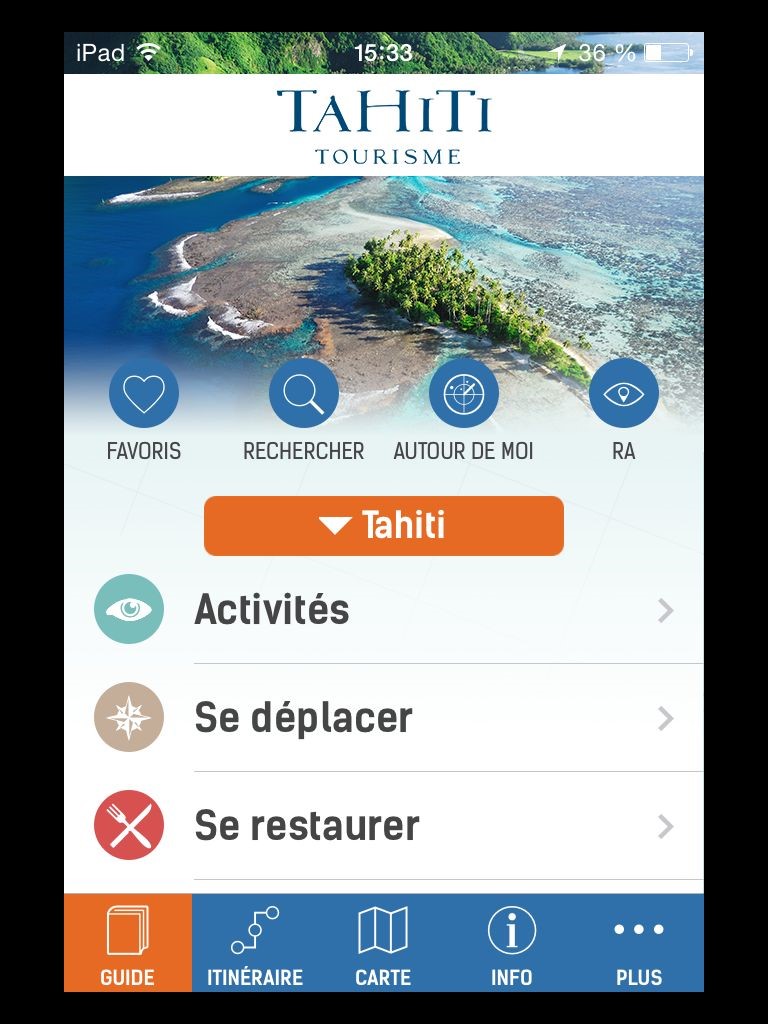 L’application Tahiti Tourisme se dote d’un agenda culturel