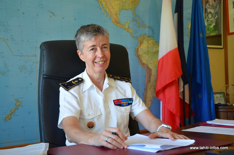 La contre-amiral Anne Cullère quitte le territoire le 11 août prochain, après une mission deux ans à la tête des forces armées en Polynésie française