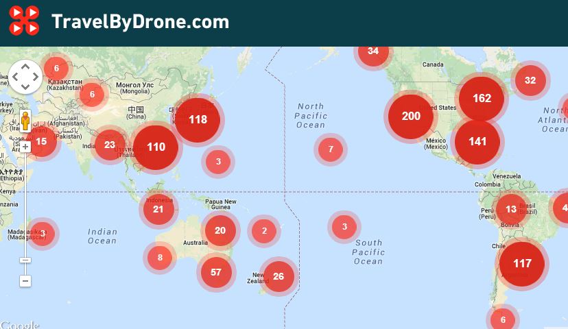Voyager dans le monde et en Polynésie par drone