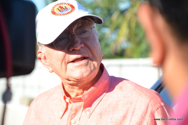 Inéligibilité : "J’irai jusqu’au bout de mes possibilités en tant que citoyen", assure Gaston Flosse