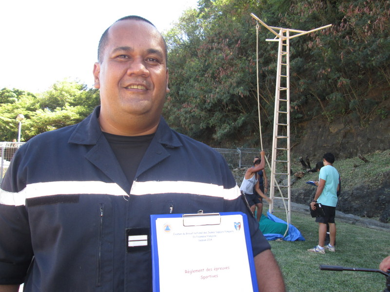 Formation à Puna’auia : le tout premier examen du Brevet national de Jeune Sapeur-Pompier