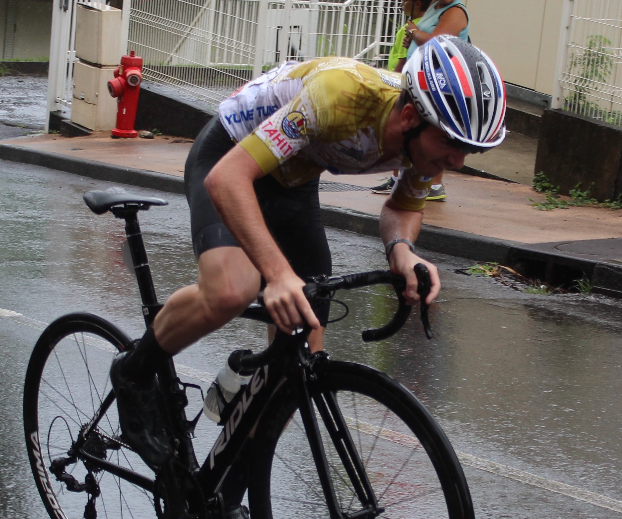 Nicolas Breuillard a constamment joué les premiers rôles depuis le début du Tour Tahiti Nui et méritait bien de gagner une étape.
