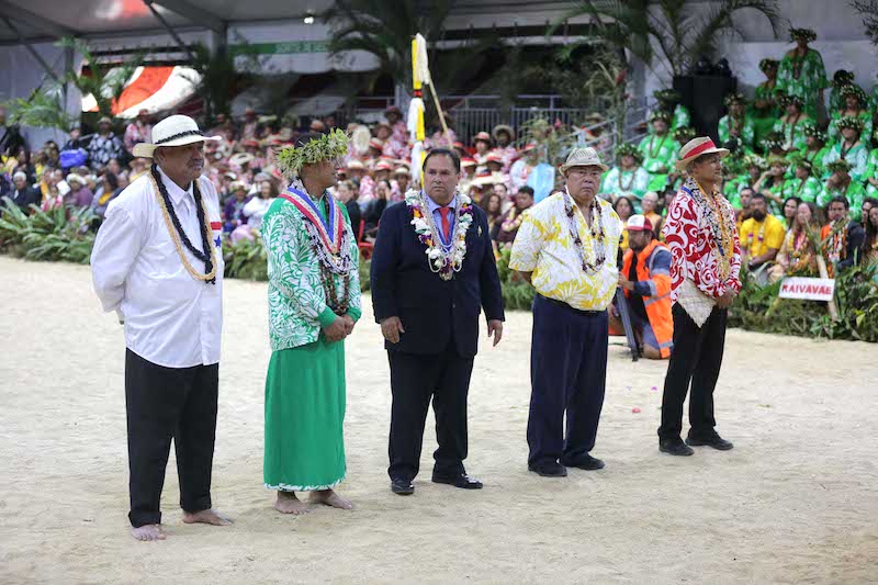 Les cinq tāvana des Australes sont à l’initiative de ce festival, le deuxième dans l’archipel après celui Rurutu, il y a 30 ans.