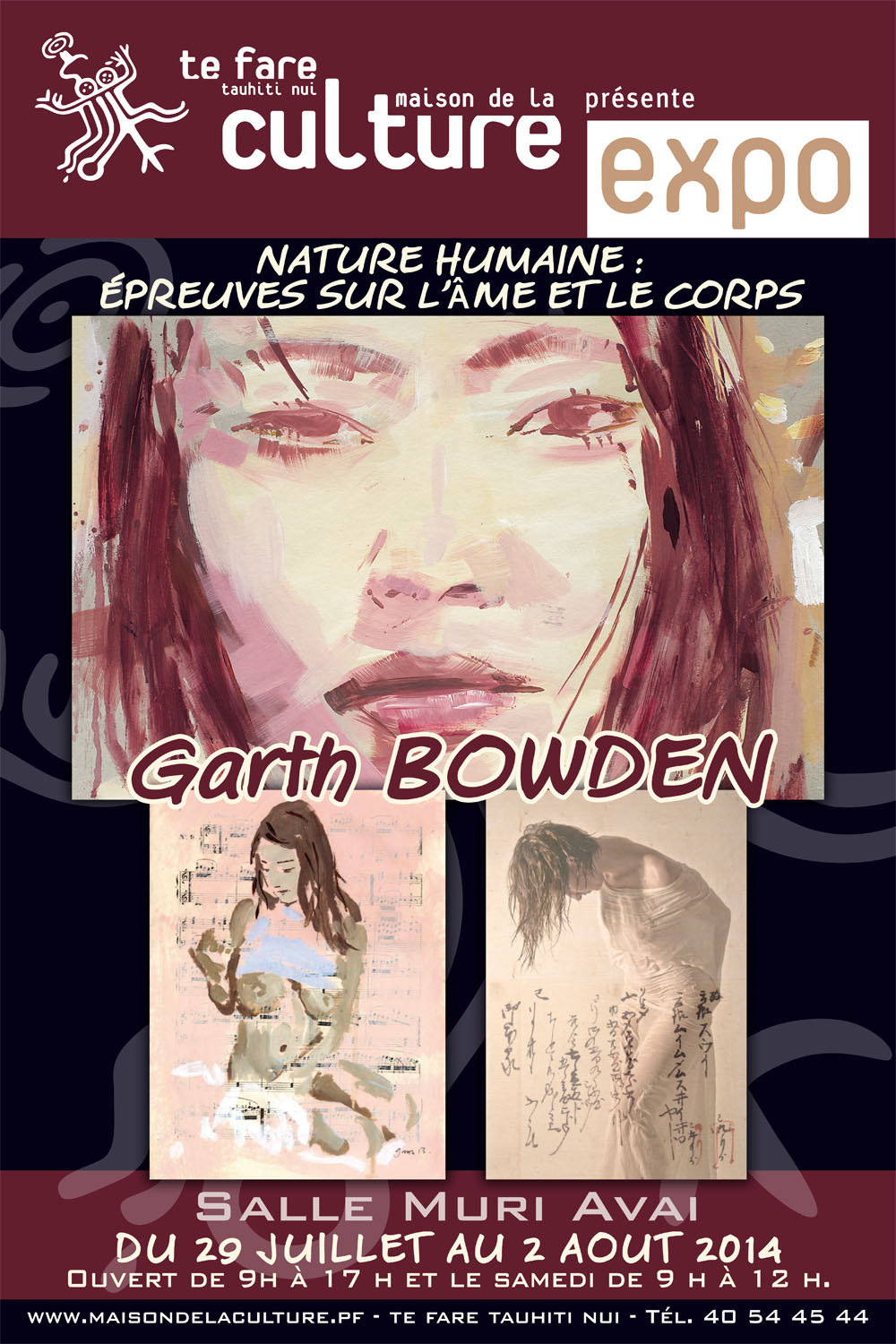 Exposition Garth Bowden:  « Nature humaine : épreuves sur l’âme et le corps »