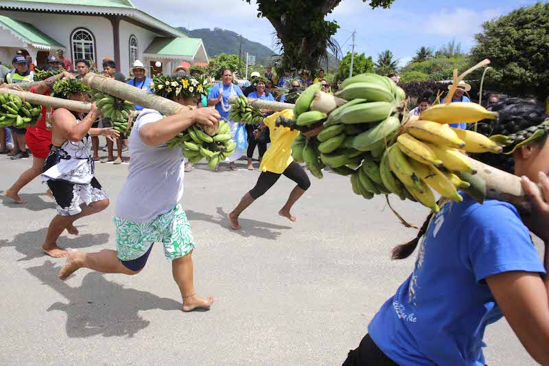Rapa en démonstration au festival des Australes