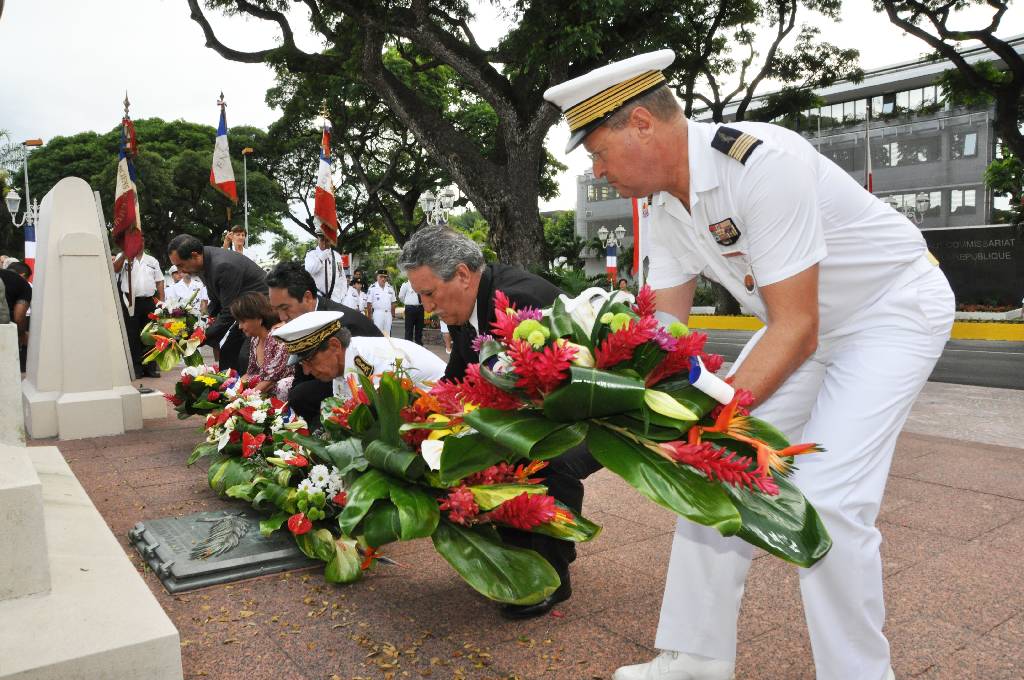 On a commémoré la 1ère guerre mondiale à Papeete