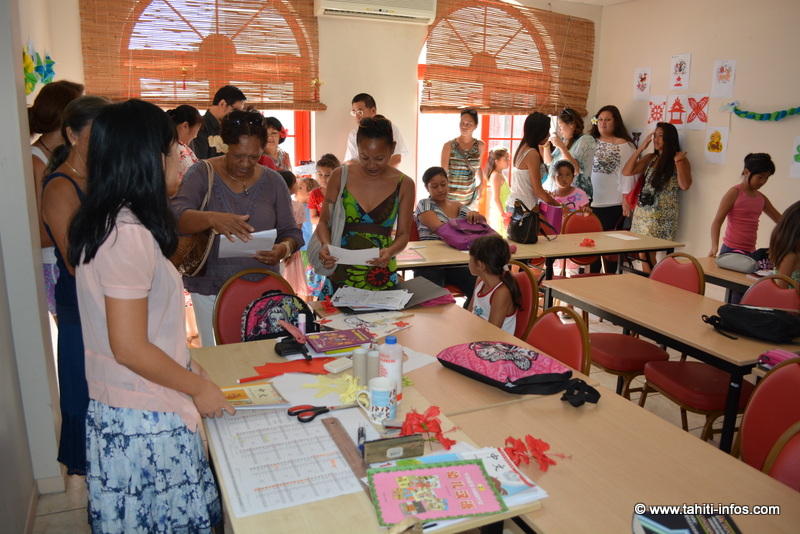 Les familles étaient ravies de découvrir les progrès des enfants