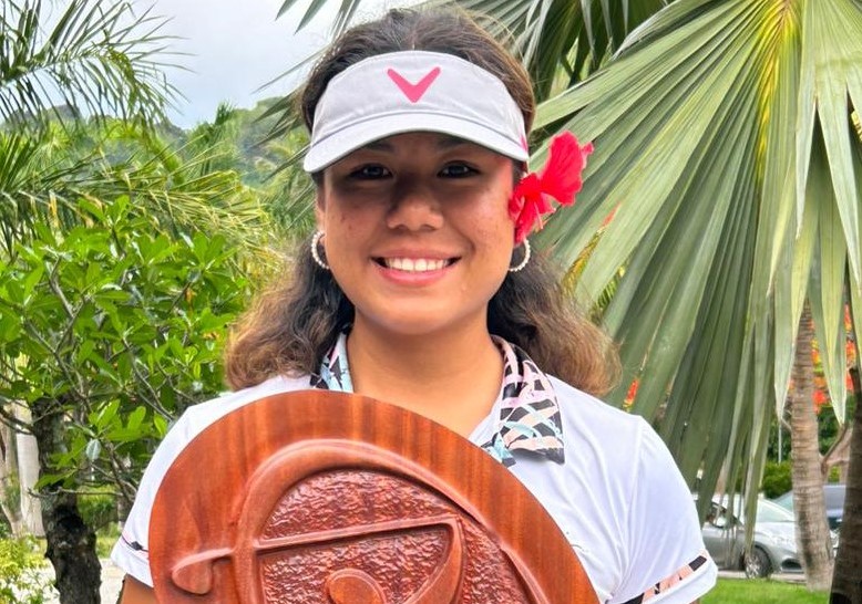 “Je n’ai pas fait de grandes erreurs. J’étais aussi concentrée sur mon jeu sans jamais calculer mes points à l’avance”, a indiqué Raraua Taerea-Pani après sa victoire au Trophée de Moorea.