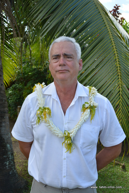 Anthony Jamet, tavana de Taiarapu Est depuis mars 2014.