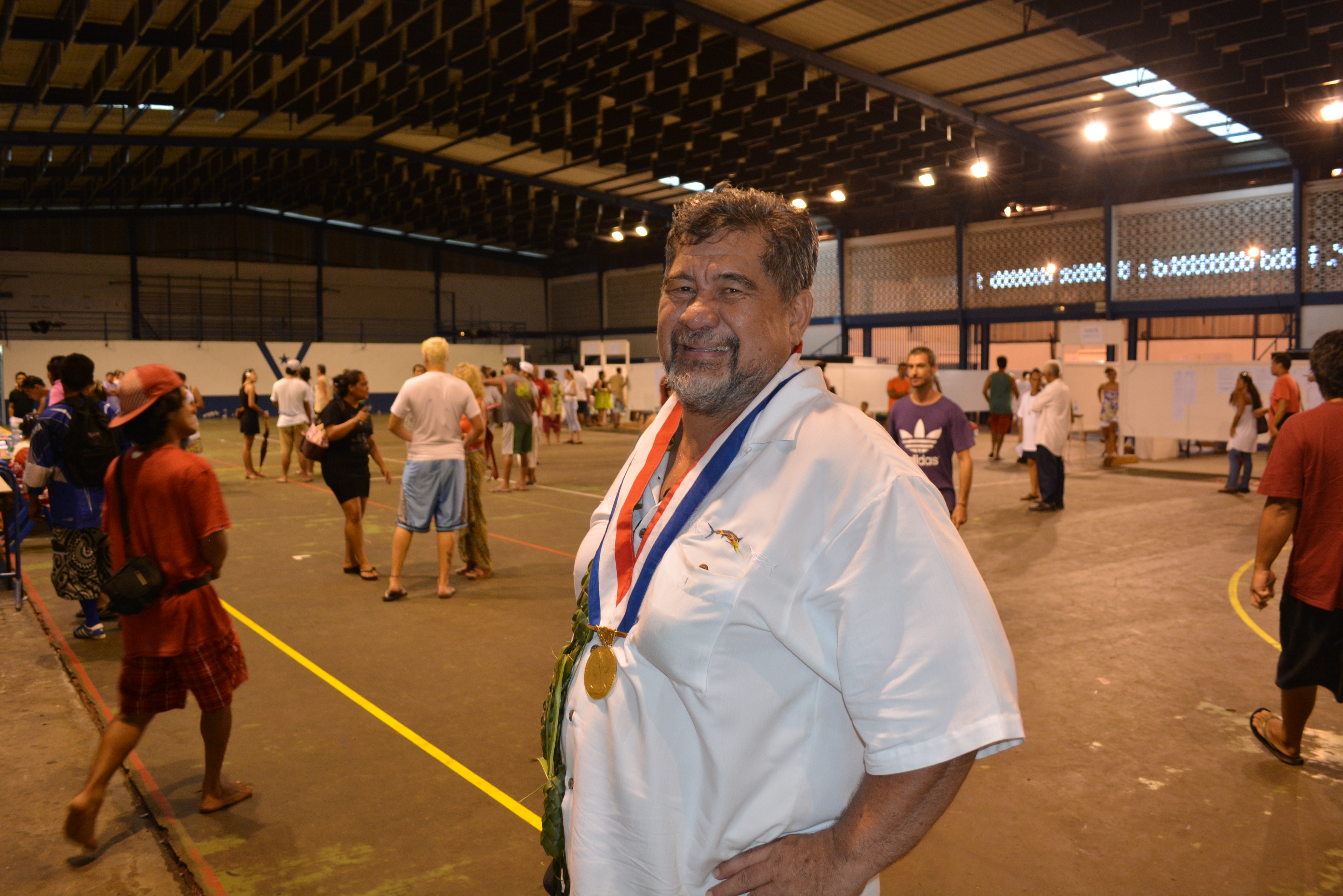Patrice Jamet le 23 mars 2014 au soir du 1er tour des élections municipales 2014, fier d’être en tête avec plus de 30% des voix alors que sept autres listes se présentaient contre la sienne.
