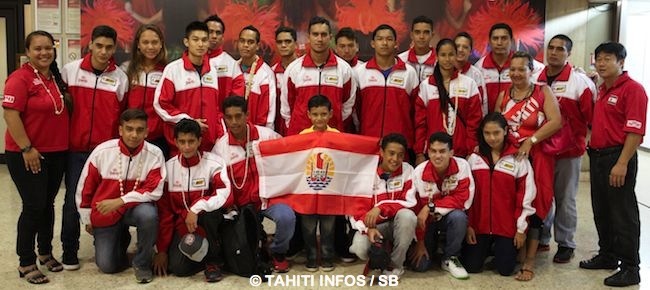 La délégation tahitenne compte bien ramener le maximum de médailles d'or