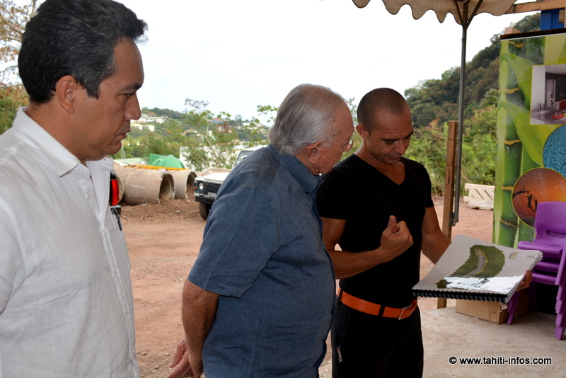 Marcel Tuihani, Gaston Flosse et Cyril-Claude Dardel