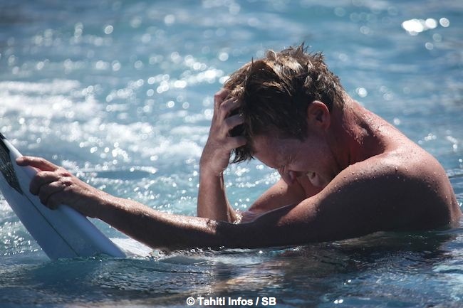 Taj Burrow n'y croit pas, il est éliminé