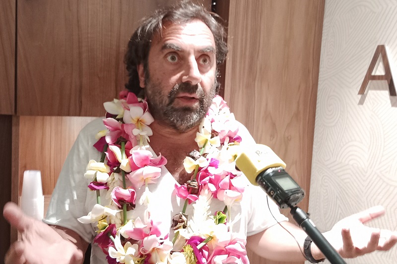 André Manoukian : "C'est la troisième fois que je viens. Il paraît que la troisième fois, on reste…"