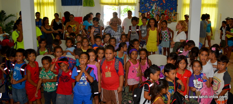 60 enfants de Mahina reçoivent un « kit sport et hygiène »