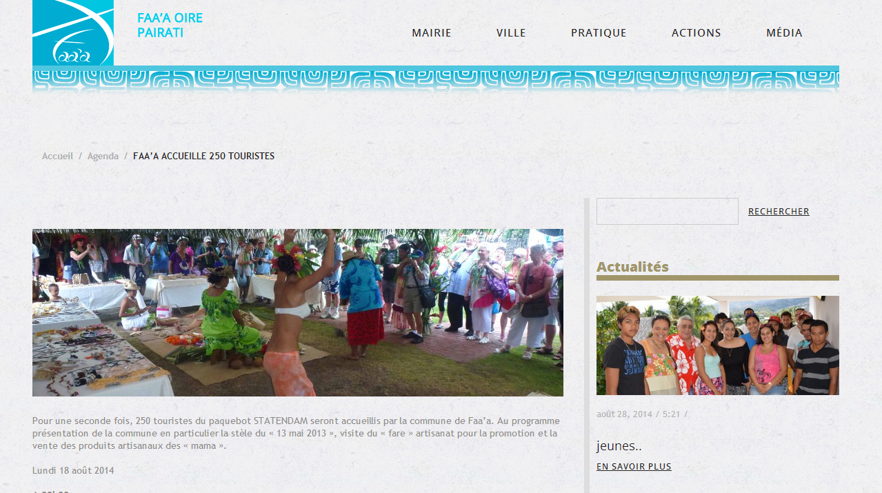 Le site www.faaa.pf est consultable depuis ce jeudi 28 août.