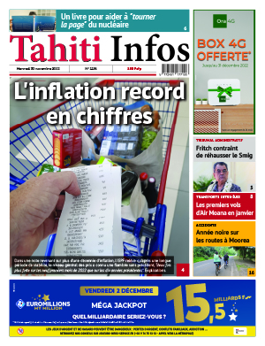 TAHITI INFOS N°2291 du 30 novembre 2022
