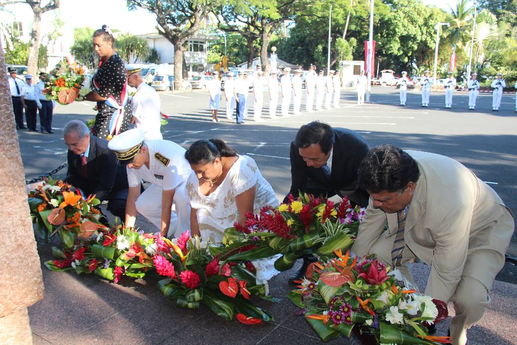 Commémoration du 74ème anniversaire du ralliement de la Polynésie française à la France libre