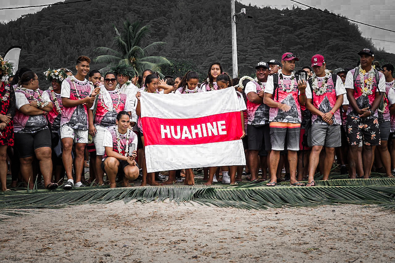 Une partie de la délégation de Huahine. ©Toa Mo'a Huahine.