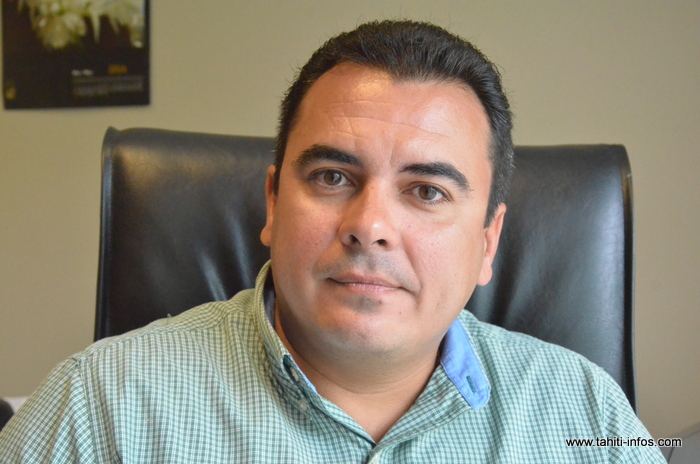 Teva Rohfritsch, leader du groupe A Ti'a Porinetia