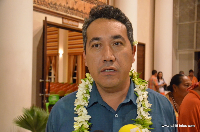 Marcel Tuihani, 43 ans, doit succéder à Edouard Fritch à la Présidence de l'Assemblée territoriale