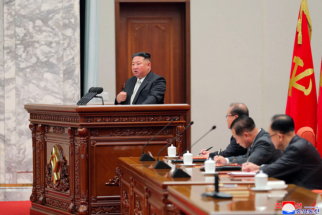 Crédit STR / KCNA VIA KNS / AFP