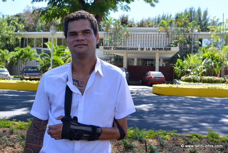 Teiva Manutahi, médiateur de la Polynésie, élu municipal à Faa'a et président du parti Porinetia Ora. Désormais également candidat aux sénatoriales