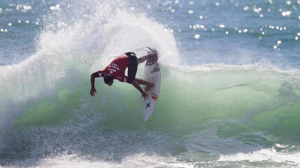 Michel Bourez perd de justesse dans le round 5 à Trestles © ASP Kirstin Sholtz