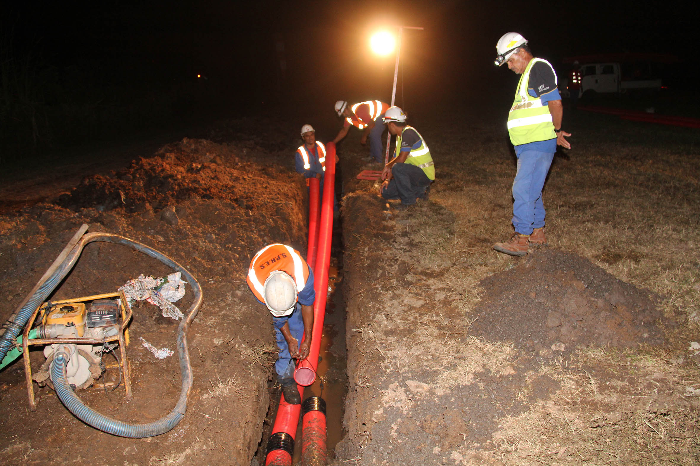 EDT: Travaux de rénovation du réseau électrique sur Moorea