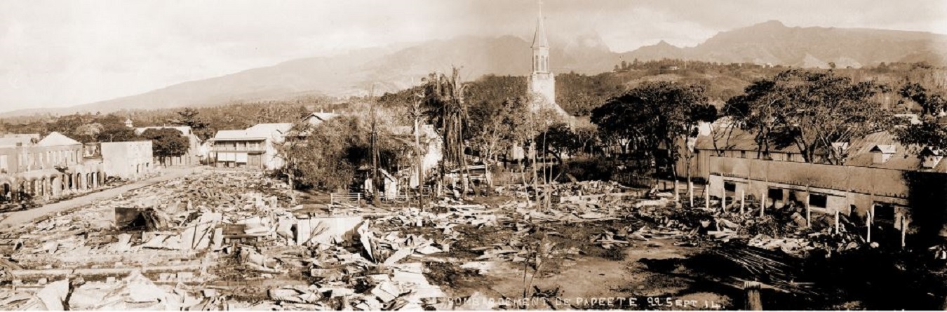 Histoire: Il y a 100 ans, Papeete était bombardée