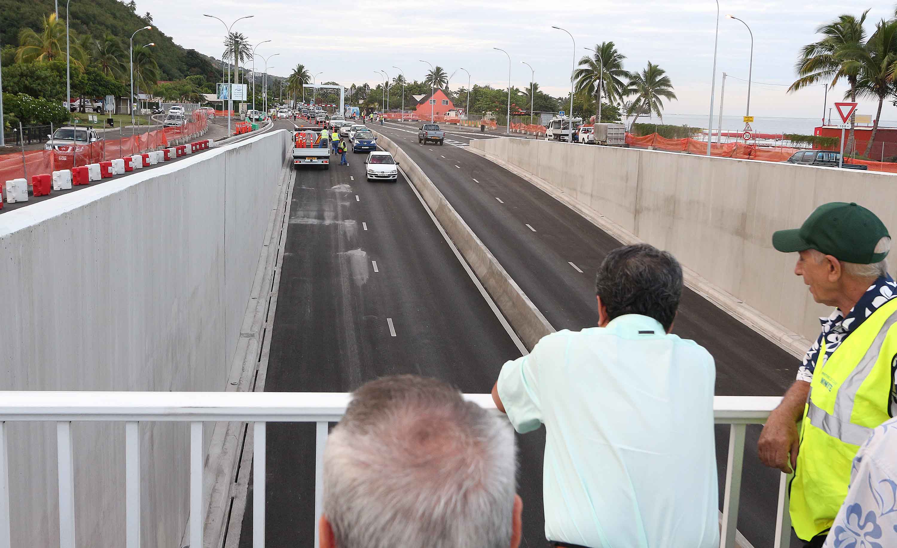 Punaauia: le tunnel et le giratoire sont ouverts