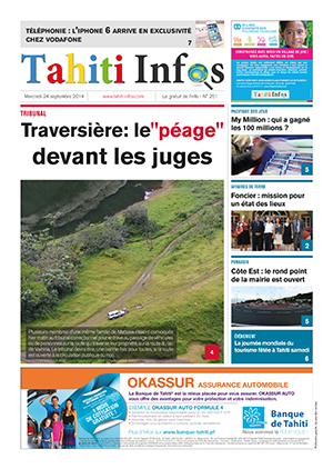 TAHITI INFOS N° 261 du 24 septembre 2014