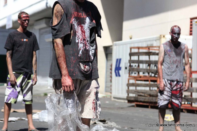 Tournage : Zombies in Tahiti