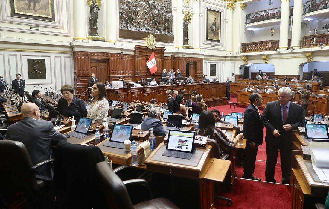 ERNESTO ARIAS / Peruvian Congress / AFP