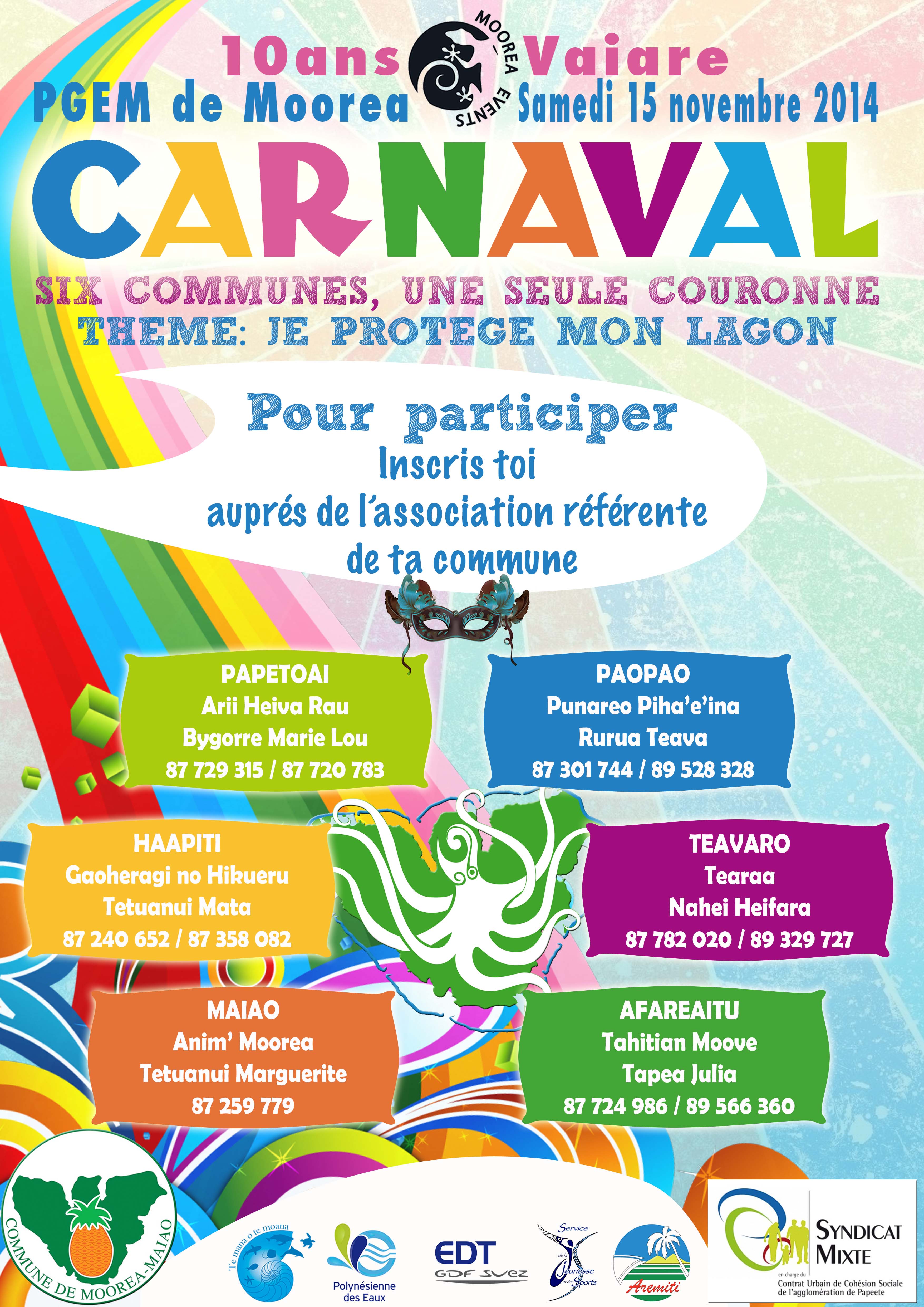 Célébration des 10 ans du Plan de Gestion de l’Espace Maritime (PGEM) de Moorea