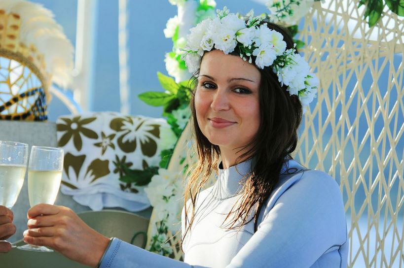Et la jolie mariée en blanc