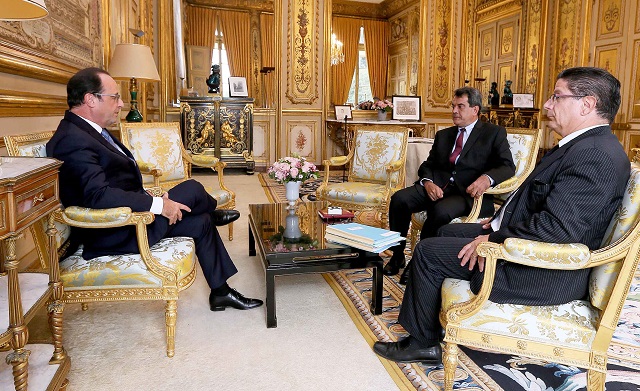 Edouard Fritch a rencontré François Hollande vendredi.