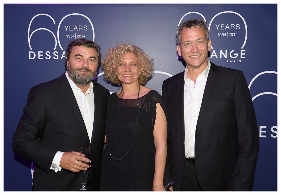 Sandra et Rudy en compagnie de Benjamin Dessange