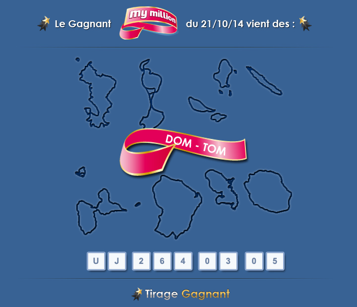 Un nouveau gagnant My Million dans les Dom-Tom