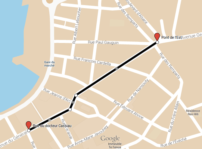 Les grands travaux du gouvernement (carte)